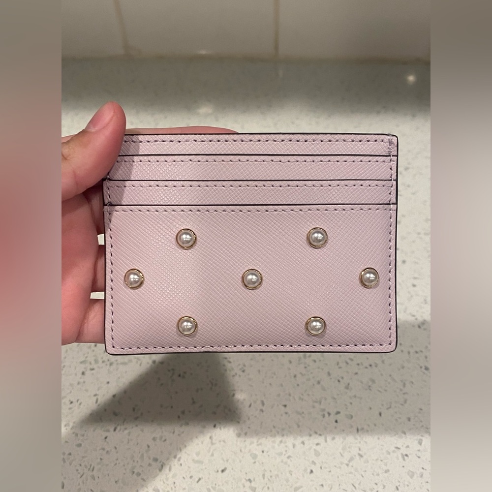 NWT Kate Spade Pearl Cardholder